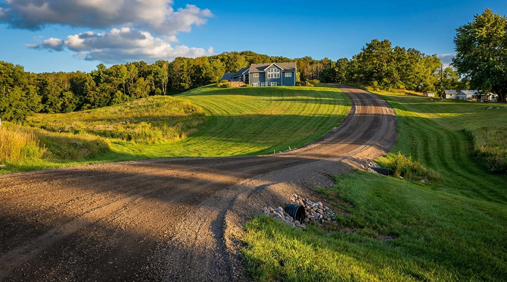 Driveway culvert installation and gravel services
