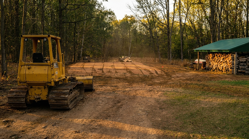 Land clearing and excavation construction services